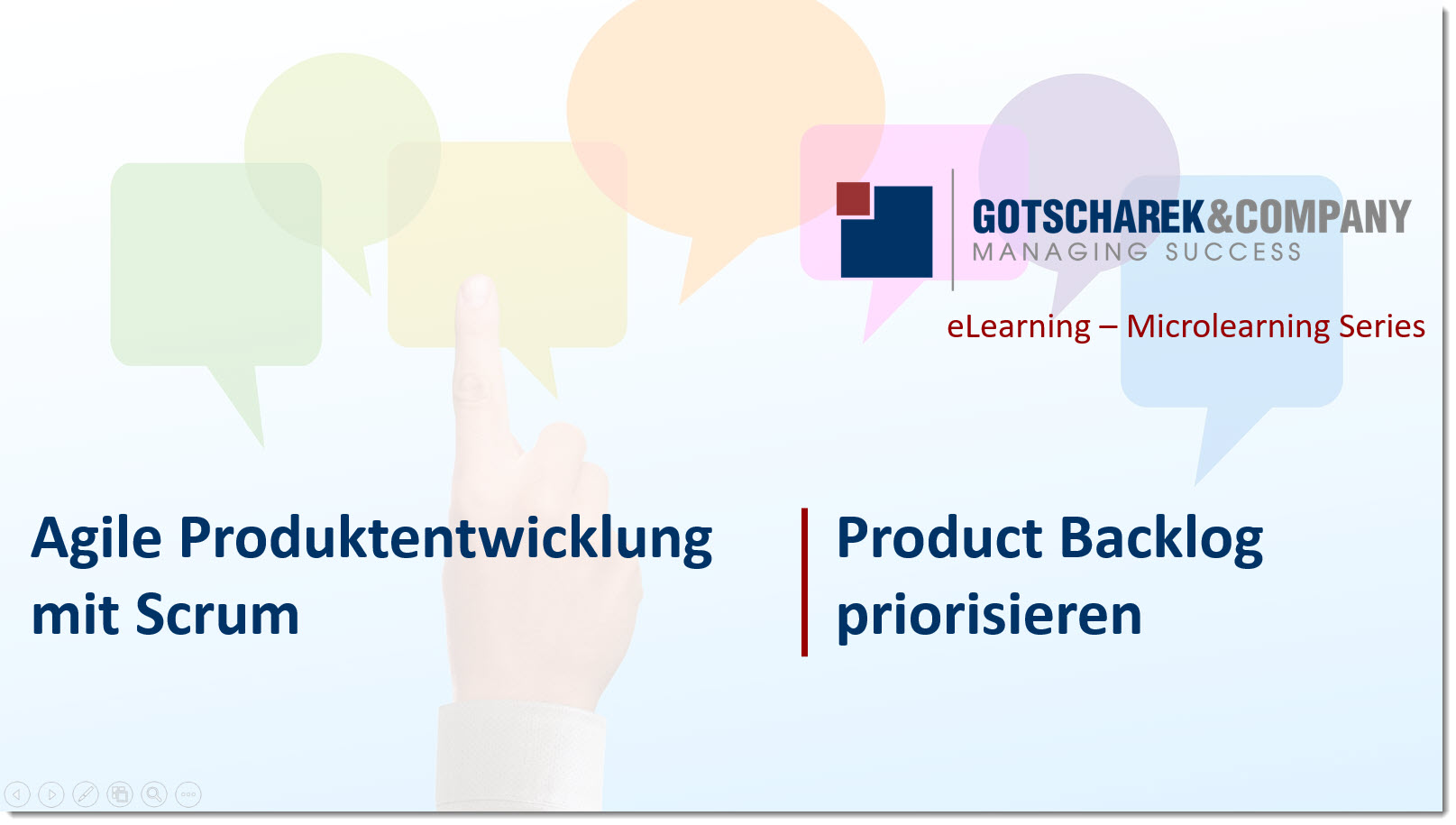 Microlearning Product Backlog priorisieren